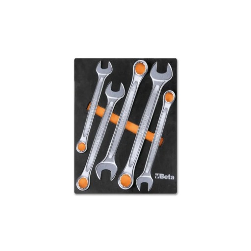 Набор из 5 комбинированных ключей, профильная вставка 2450/M06 Beta