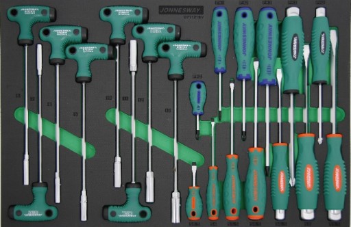 Набор 57 шт. инструменты во вставке EVA Jonnesway D71121SV