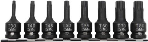 Набор из 8 ударных головок 1/2