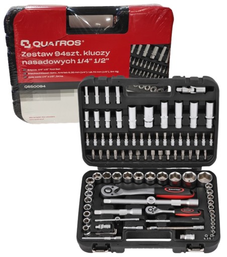 Набір 94 шт. Торцеві ключі 1/4