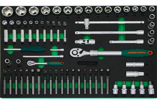 Набор 95 шт. инструменты во вставке из ЭВА Jonnesway S04H4295SV