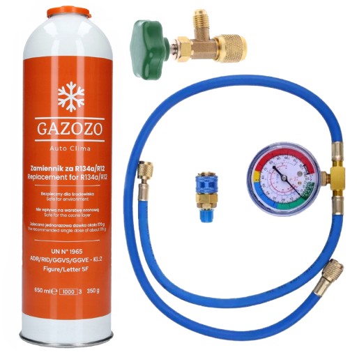 Комплект холодоагенту R134a для автомобільного кондиціонера і побутової техніки