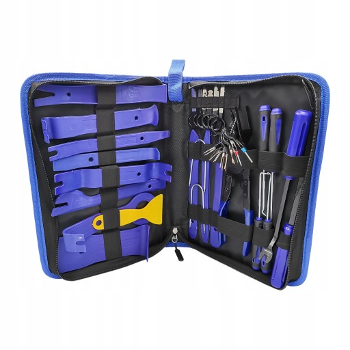 Набір ДЕМОНТАЖ ДЛЯ ЗНЯТТЯ ОБбивки, кліпси, важелі, знімачі, 39 шт.