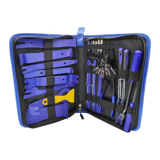 СНЯТИЕ ОБИВКИ Набор для демонтажа обивки, фиксаторы, рычаги, съемники, 39 шт.