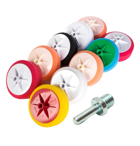 Набір полірувальних губок M14 для дрилі x10