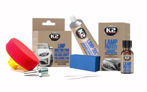 Комплект для полірування фар K2