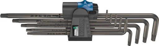 Набор длинных ключей TORX Wera, 9 предметов