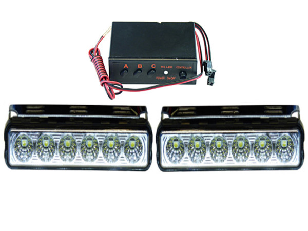 2 6 - Комплект светодиодная лампа мигает строб петух 12V 24V мощность