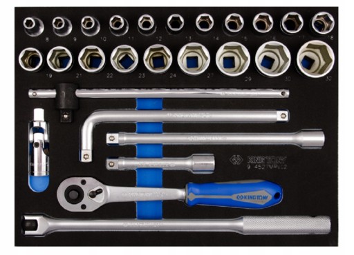 Набор НАКОНЕЧНИКОВ ДЛЯ КЛЮЧЕЙ 6кт 1/2 27шт ВСТАВКА KING TONY