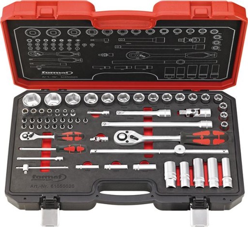 Набір торцевих ключів 1/4 і 1/2