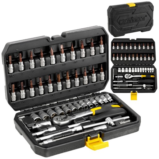 Набор инструментов для торцевых ключей, биты, торцевые ключи, 46 шт.