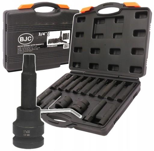Набор головок и ударных бит 3/4 BJC TORX IMBUS M58265