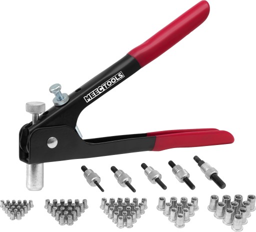 Набор односторонних заклепок-гаек 86 элементов м3/М4/М5/М6/М8