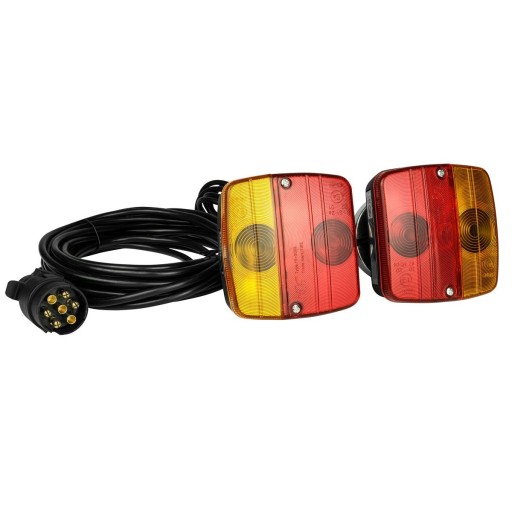 Комплект освітлення трейлера з магнітами 12 В