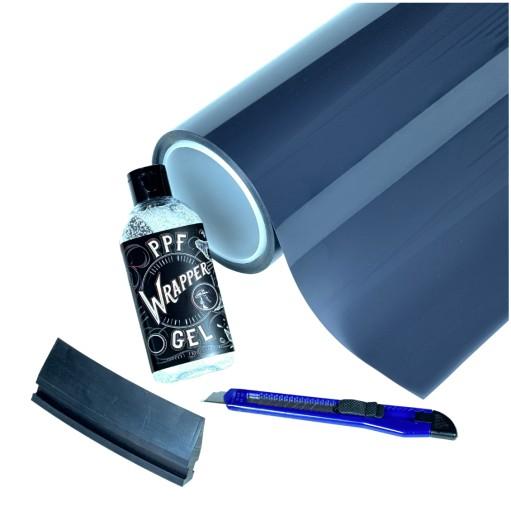 Комплект PPF для ламп фольга 30x100cm + инструменты темный