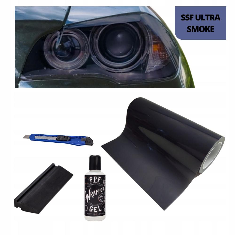 Комплект PPF для ламп фольга 30x150cm + инструменты темный