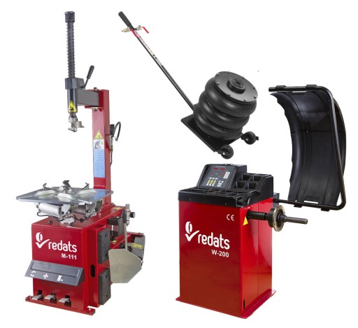 Комплект REDATS Шиномонтажний станок M-111 + балансир W-200 + сніговик 4.5T