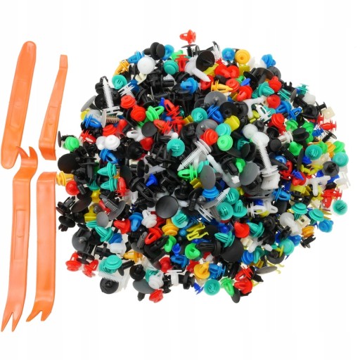 Набор автомобильных зажимов MIX 1000 шт.