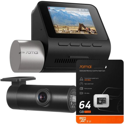 Комплект TAXI 70mai A510 +64GB + внутрішня камера FC02