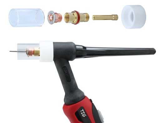 Комплект TIG PYREX s газова скляна лінза 2,4 мм