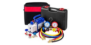 Тестер заправки клімату+комплект компресора