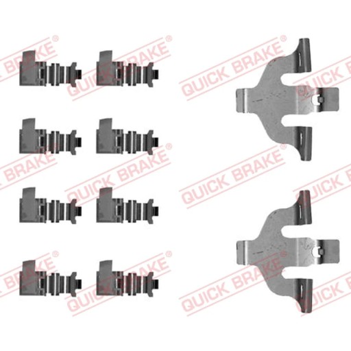 Комплект аксесуарів, гальмівні колодки QUICK BRAKE 109-0066