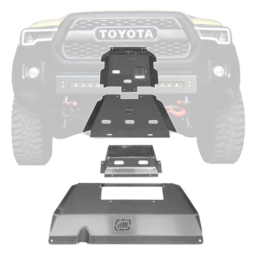 Набір алюмінієвих захисних пластин HD для TOYOTA TACOMA