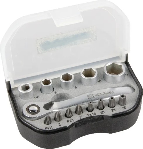 Набір біт і торцевих ключів Mini 1/4