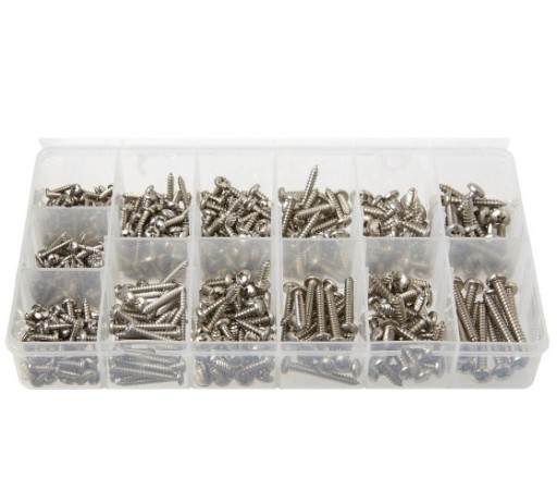 Набор шурупов из нержавеющей стали 515 для самостоятельного изготовления.