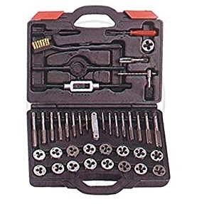 Набор дюймовых метчиков и плашек 42 шт.