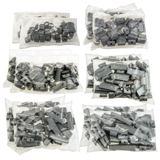 Набір шипованих ваг для легкосплавних дисків 5-30g цинк 300шт. Stix