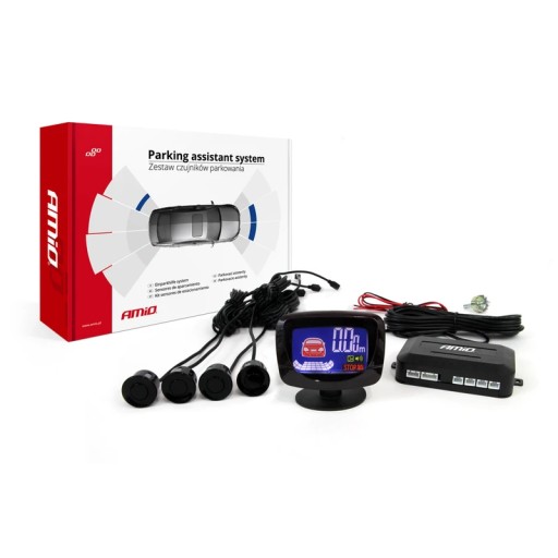 Набор датчиков парковки светодиодные датчики заднего хода graf 4 sensory