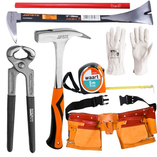 Набір для покрівлі - рукавички для вимірювання стрічкових молотків