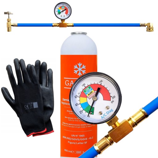 Набір для заповнення пробивання кондиціонера R134a велика банка 900 г