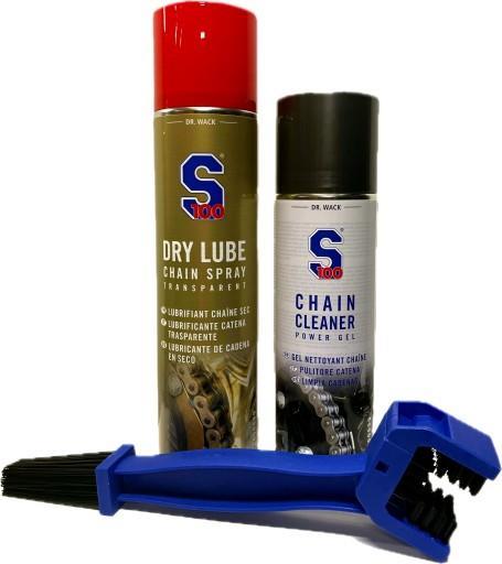 Набір для чищення S100 Dry Lube Grease S100 Chain Cleaner