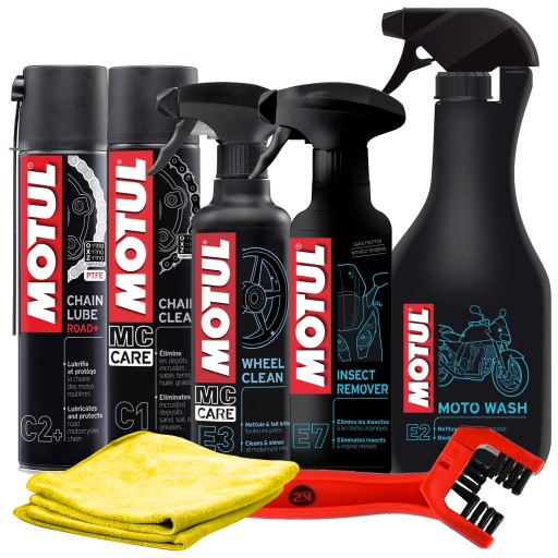 Набор для чистки мотоциклов смазка цепи щетка Motul