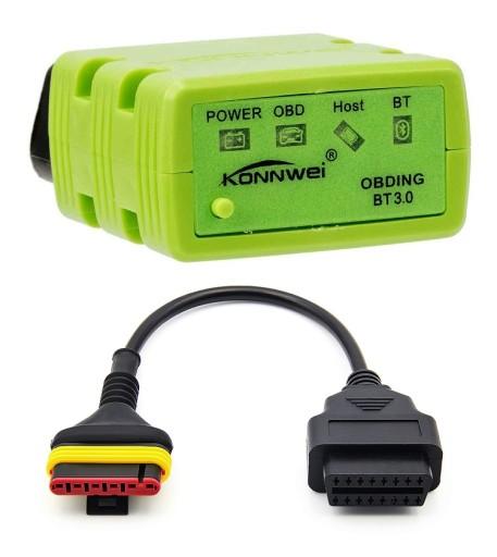 Диагностический комплект для мотоциклов Benelli Konnwei BT.