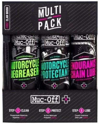 Набор для ухода за мотоциклом Muc-Off 670 3 x 500 мл