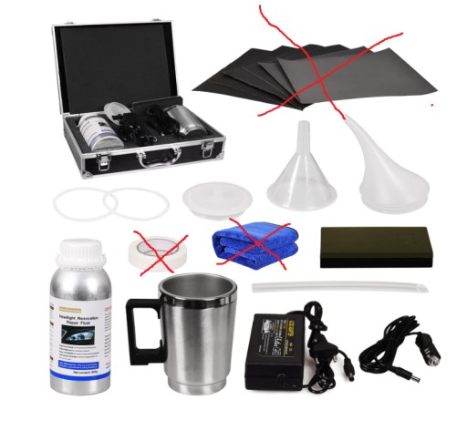 Набір для полірування фар TTRCB