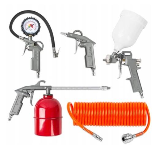 Набор для накачки, продувки и покраски (5 элементов) MAAN
