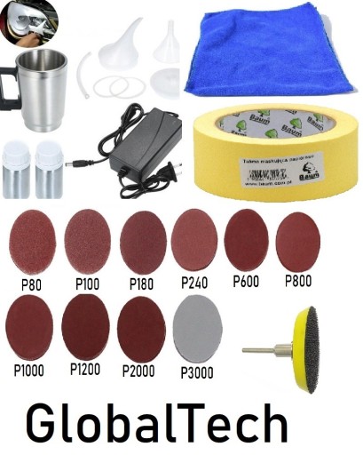 Набор для регенерации и полировки ламп АБРАЗИВНЫХ ДИСКОВ 100 ШТ.