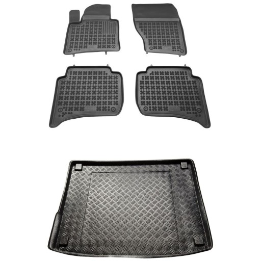 Комплект килимків і килимків для Volkswagen Touareg II 2014-2018, 5 міс.