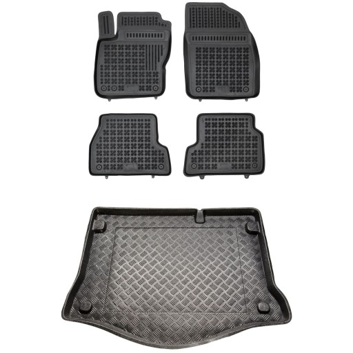 Комплект ковриков и ковриков в поддон для Ford Focus II 2005-2011 Хэтчбек