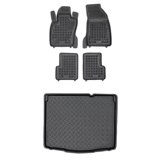 Набір килимків і килимка в піддон Jeep Renegade 2014-2021 нижня підлога