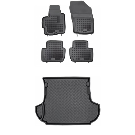 Mitsubishi Outlander II 2006-2013 Коврики в салон и комплект поддонов