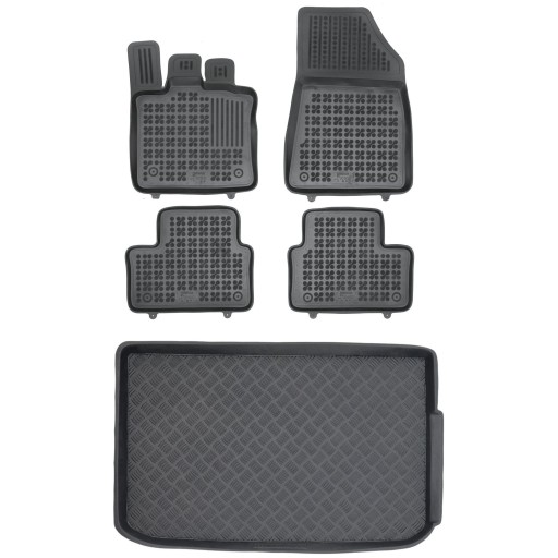Комплект килимків і килимка в піддон для Renault Captur II 2019 р.в., верхня підлога