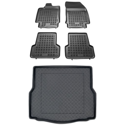Комплект килимків і килимка в піддон Renault Laguna III 2007-2015 Хетчбек