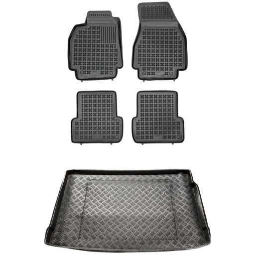 Набір килимків і килимка в піддон для Renault Megane II 2002-2009 Хетчбек