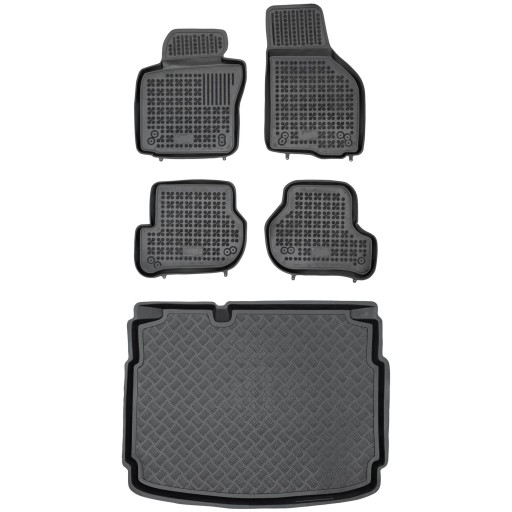Комплект килимків і килимка в салон SEAT Leon II MK2 2005-2013 Хетчбек