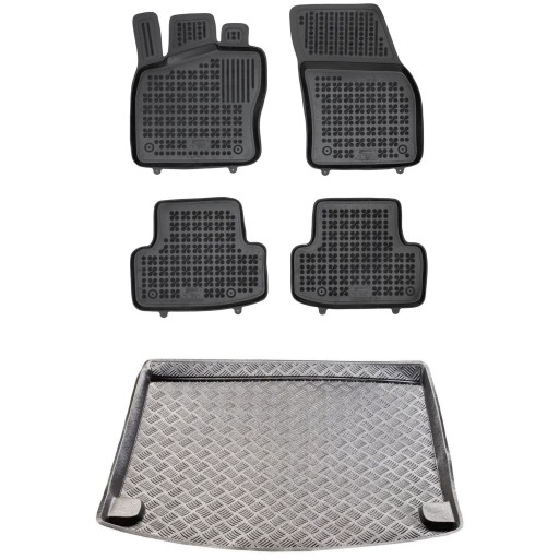 Килимки Skoda Karoq та комплект килимків у піддон з 2017 4x4 AWD
